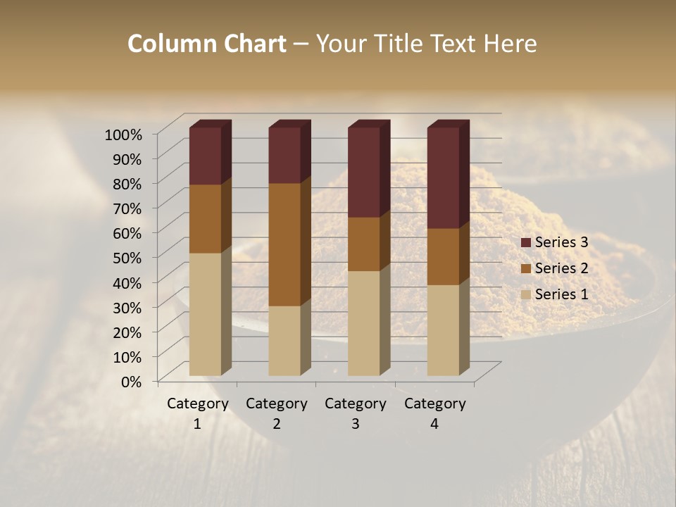 Orange Turmeric Background PowerPoint Template