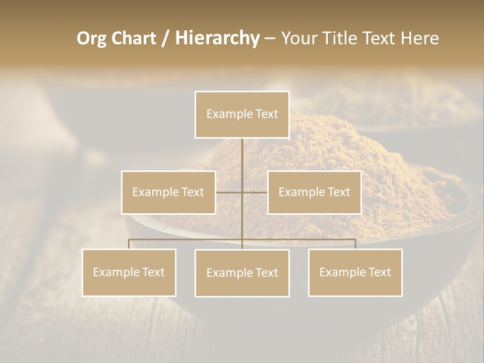 Orange Turmeric Background PowerPoint Template