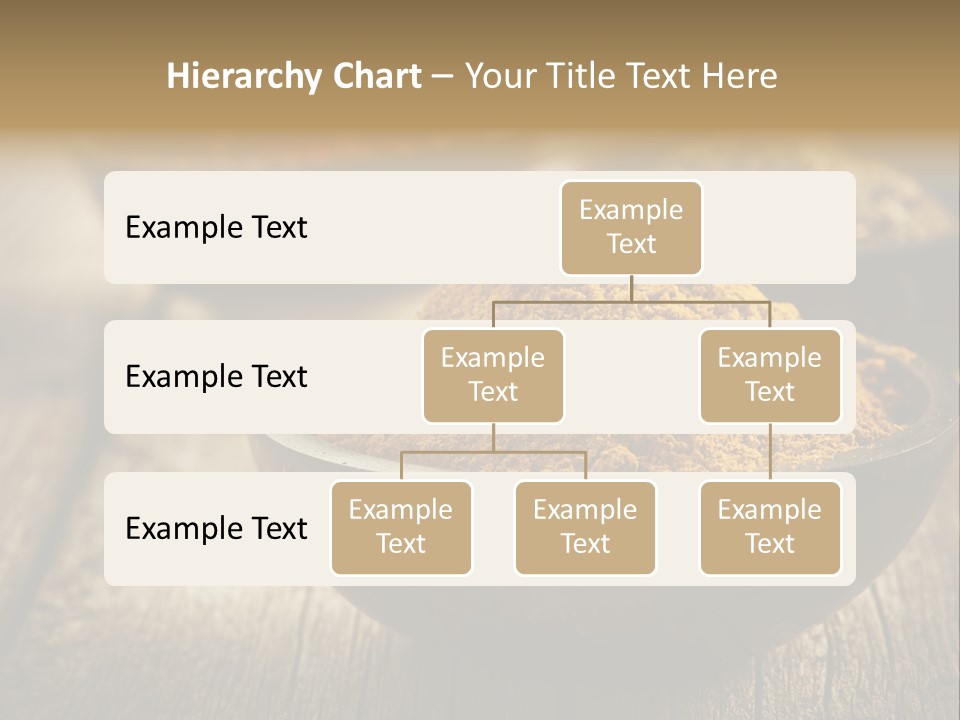 Orange Turmeric Background PowerPoint Template