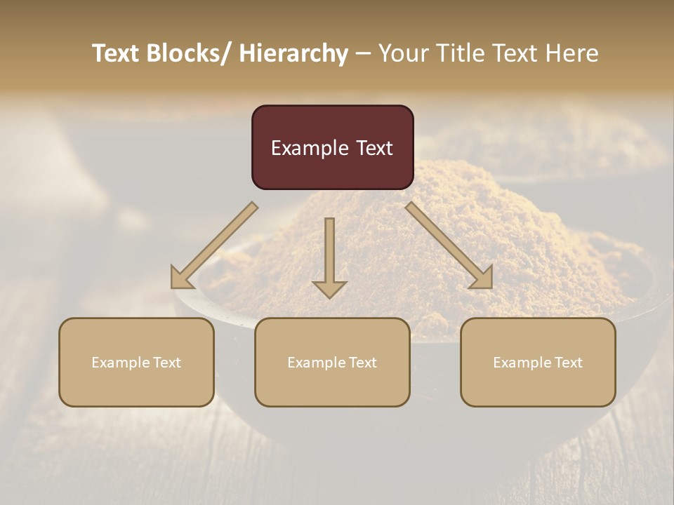 Orange Turmeric Background PowerPoint Template