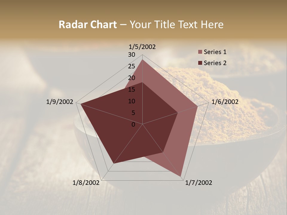 Orange Turmeric Background PowerPoint Template