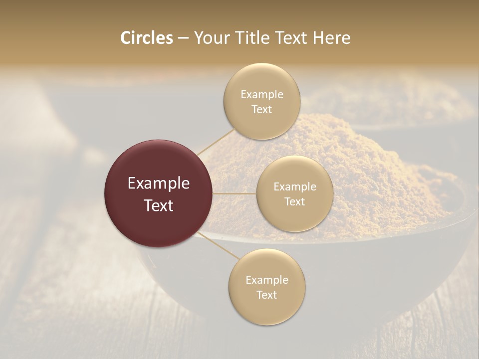 Orange Turmeric Background PowerPoint Template