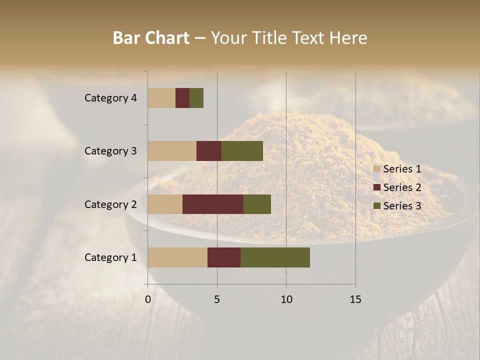 Orange Turmeric Background PowerPoint Template