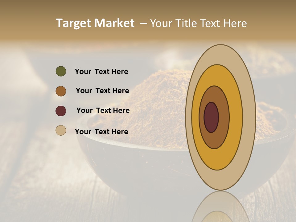 Orange Turmeric Background PowerPoint Template