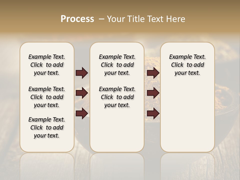 Orange Turmeric Background PowerPoint Template