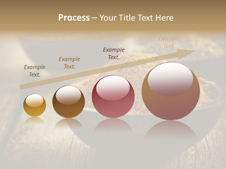 Orange Turmeric Background PowerPoint Template