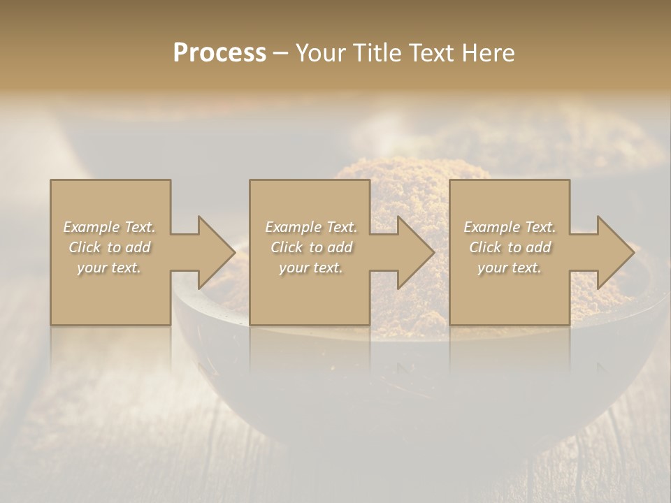Orange Turmeric Background PowerPoint Template