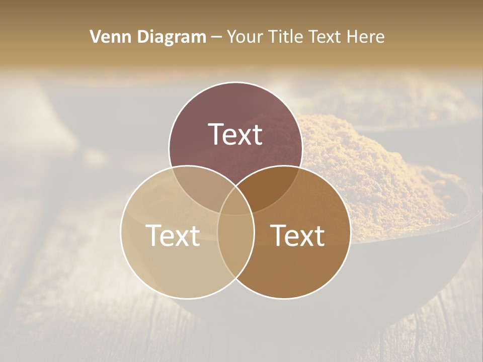 Orange Turmeric Background PowerPoint Template