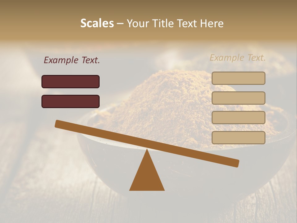 Orange Turmeric Background PowerPoint Template