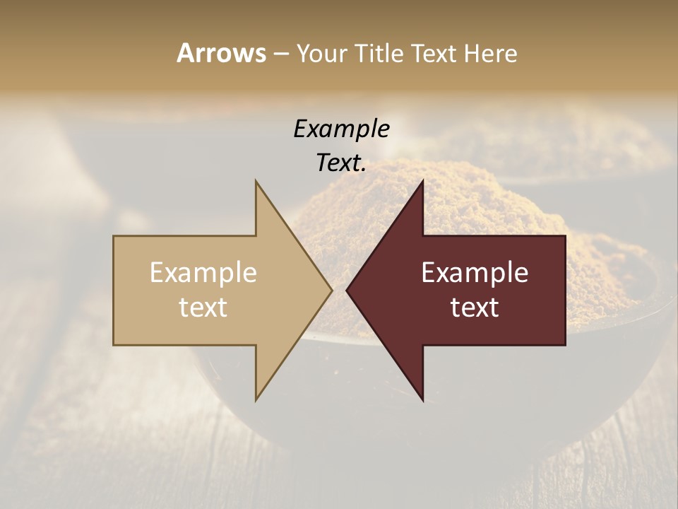 Orange Turmeric Background PowerPoint Template