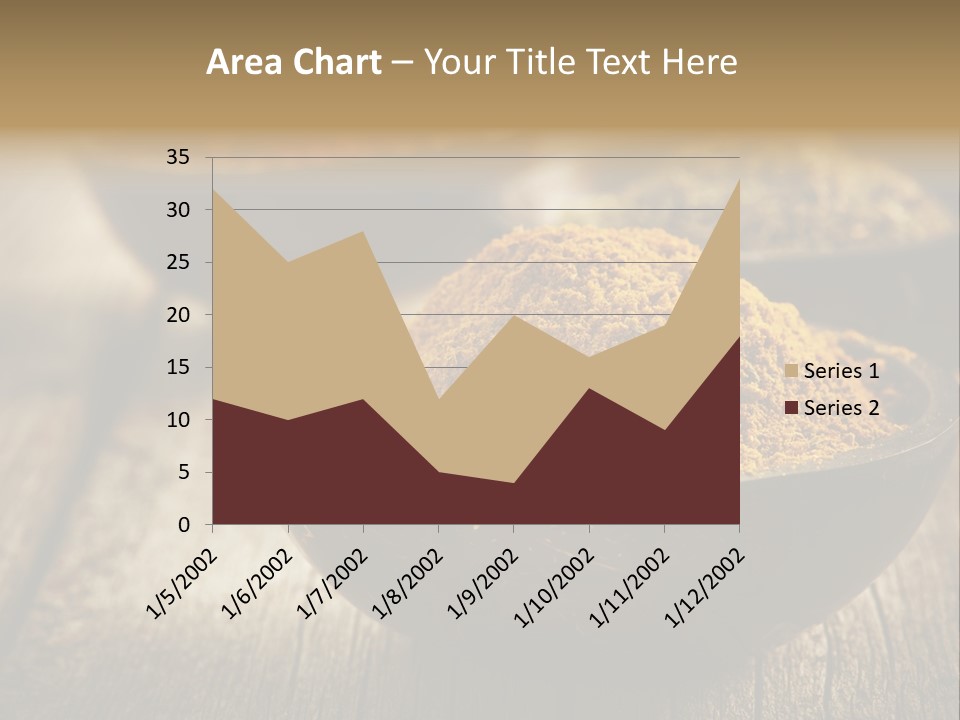 Orange Turmeric Background PowerPoint Template
