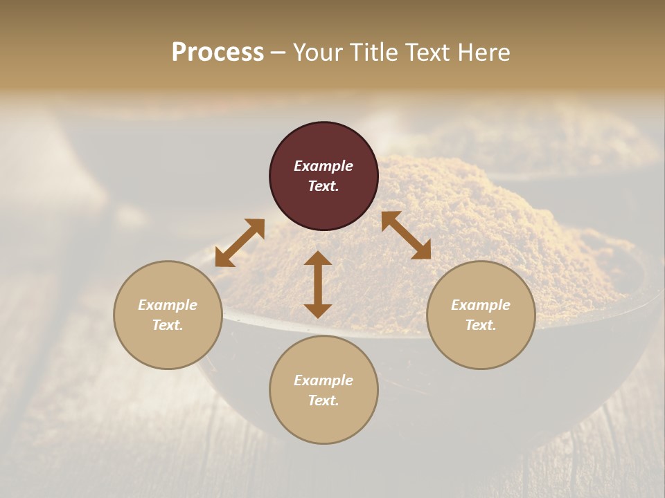 Orange Turmeric Background PowerPoint Template