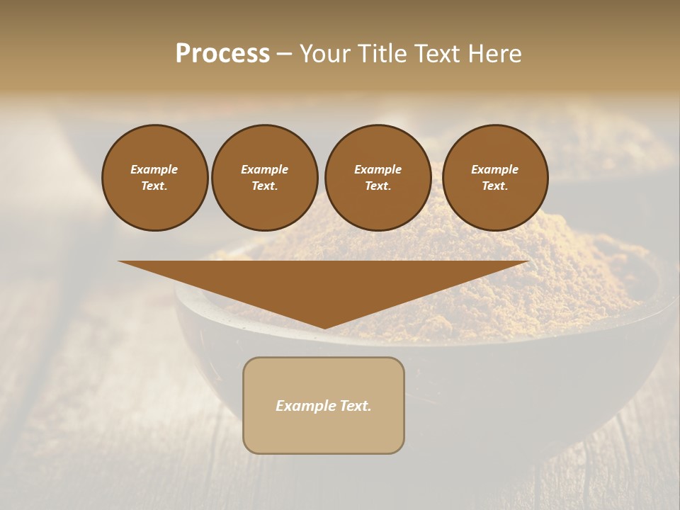 Orange Turmeric Background PowerPoint Template