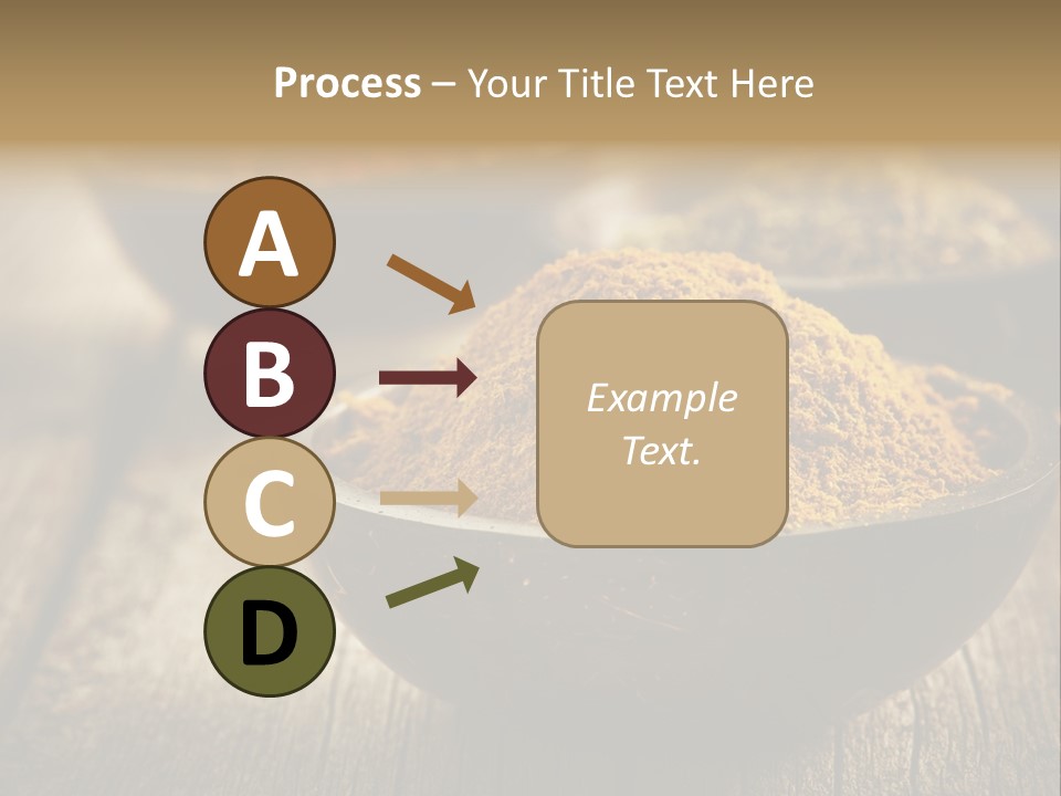 Orange Turmeric Background PowerPoint Template