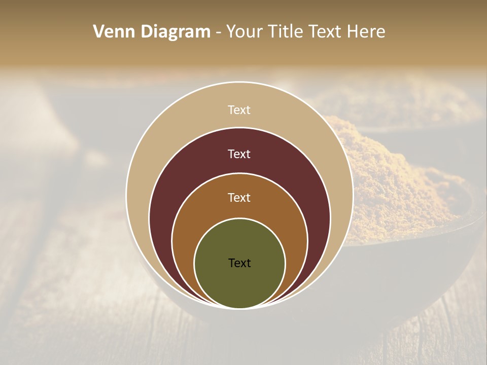 Orange Turmeric Background PowerPoint Template