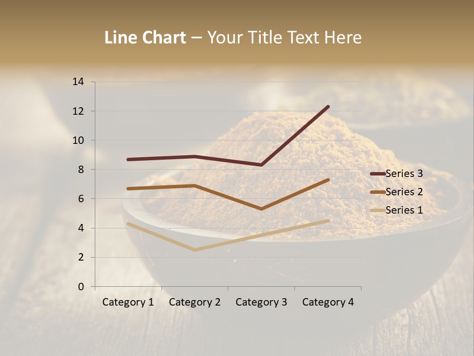 Orange Turmeric Background PowerPoint Template