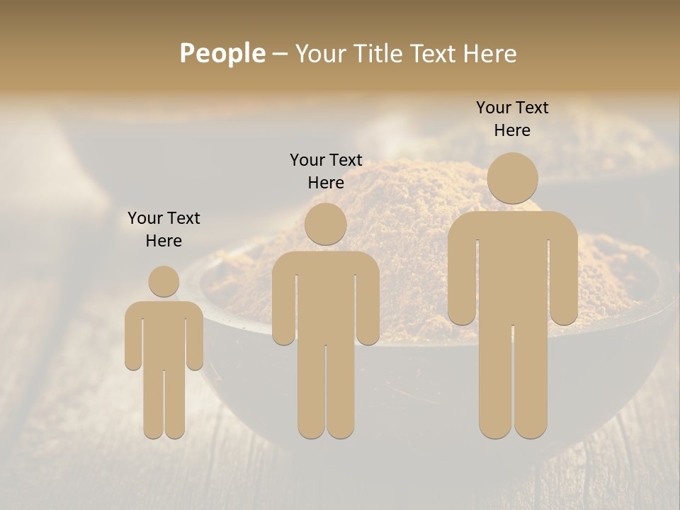 Orange Turmeric Background PowerPoint Template