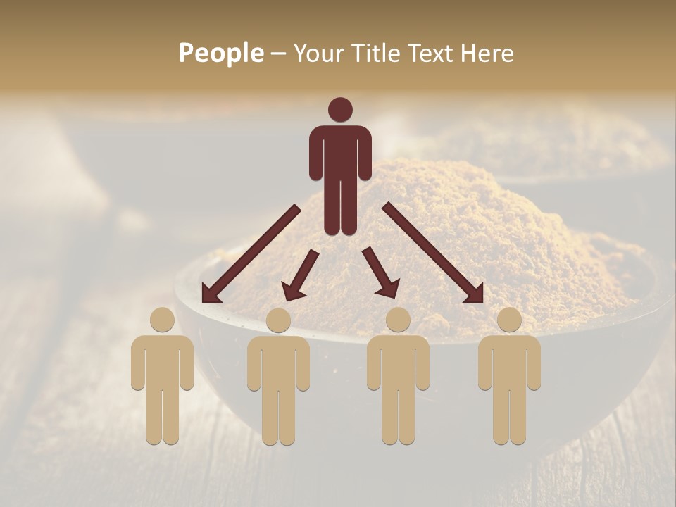 Orange Turmeric Background PowerPoint Template