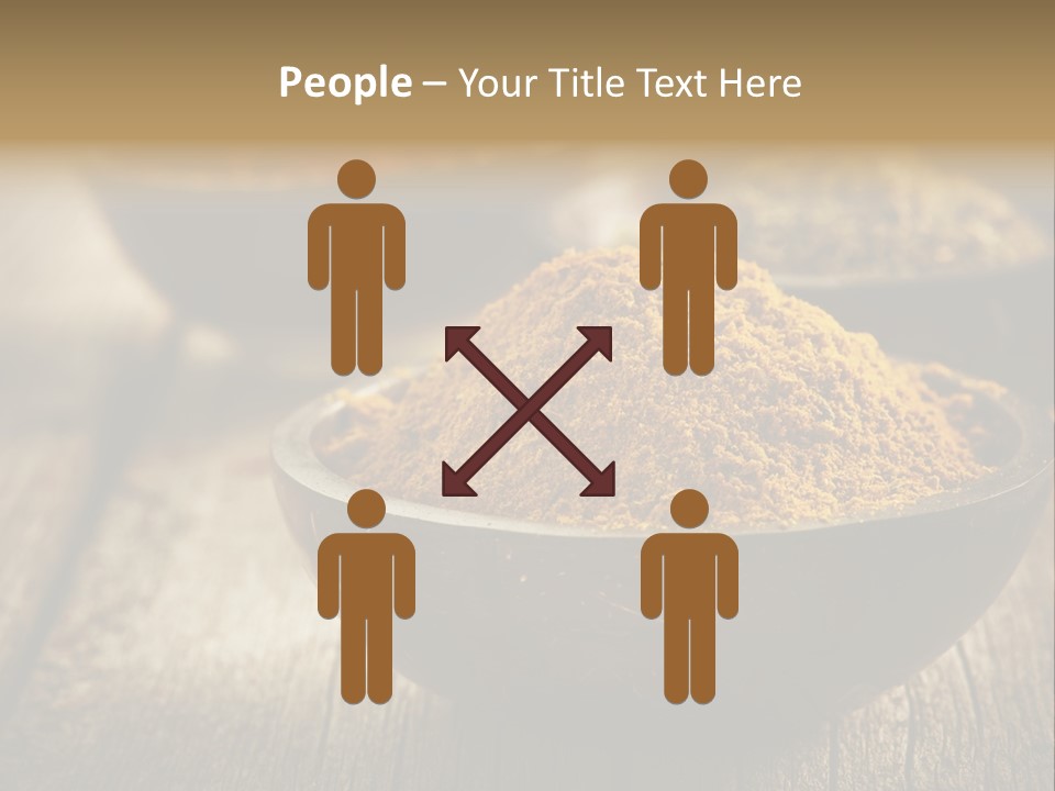 Orange Turmeric Background PowerPoint Template