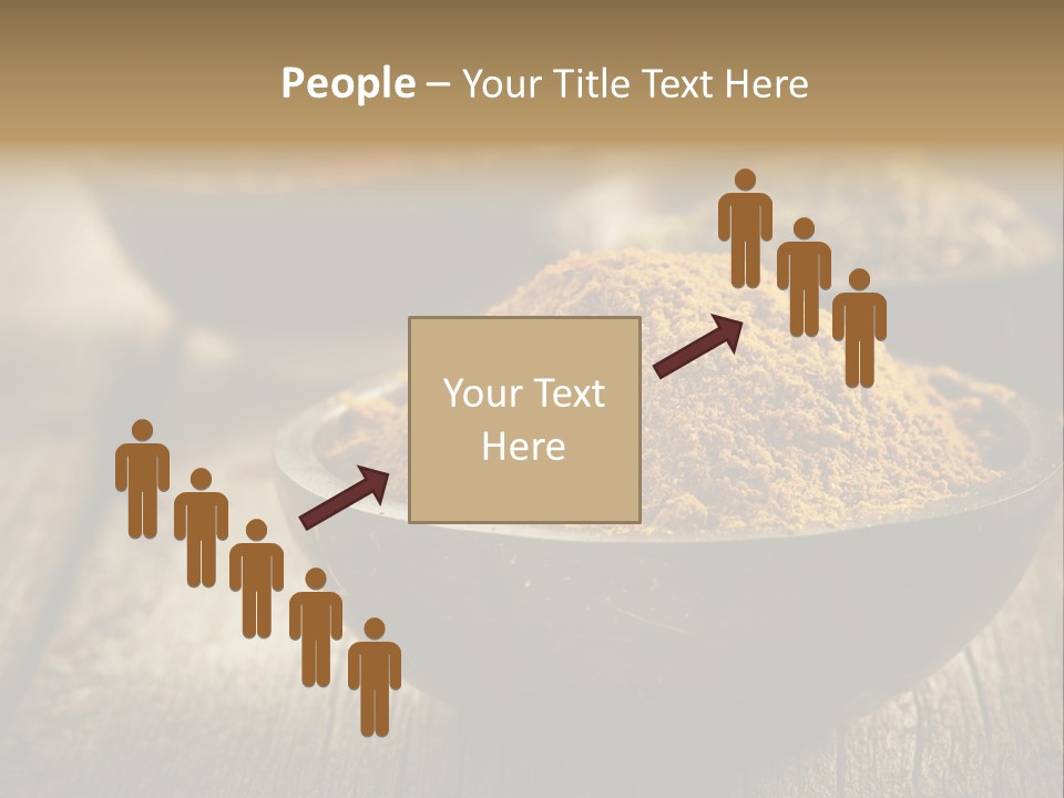 Orange Turmeric Background PowerPoint Template