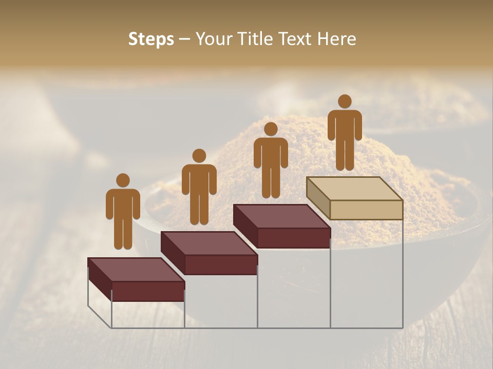 Orange Turmeric Background PowerPoint Template