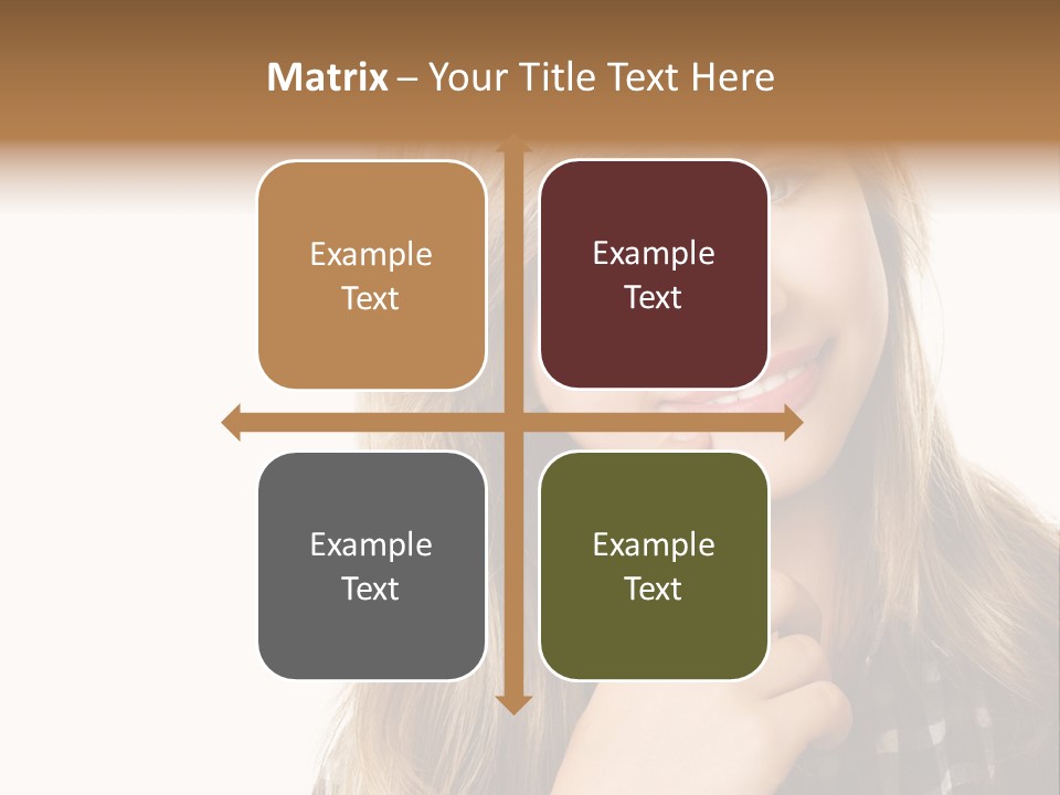 Standing Casual Positive PowerPoint Template