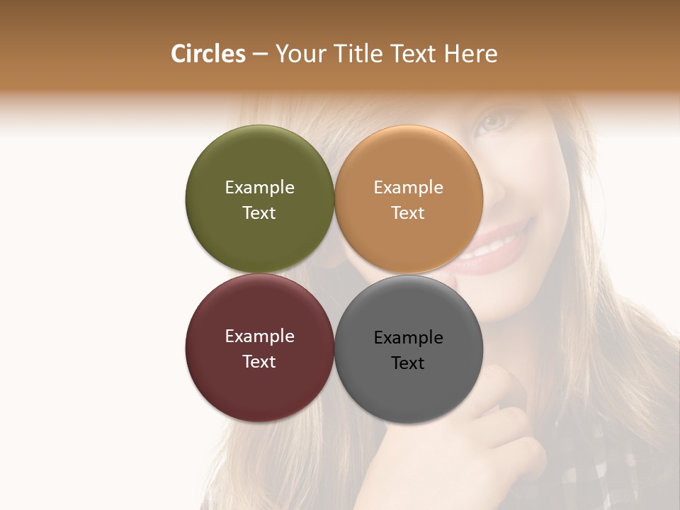 Standing Casual Positive PowerPoint Template