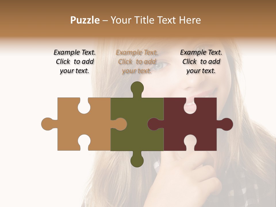 Standing Casual Positive PowerPoint Template