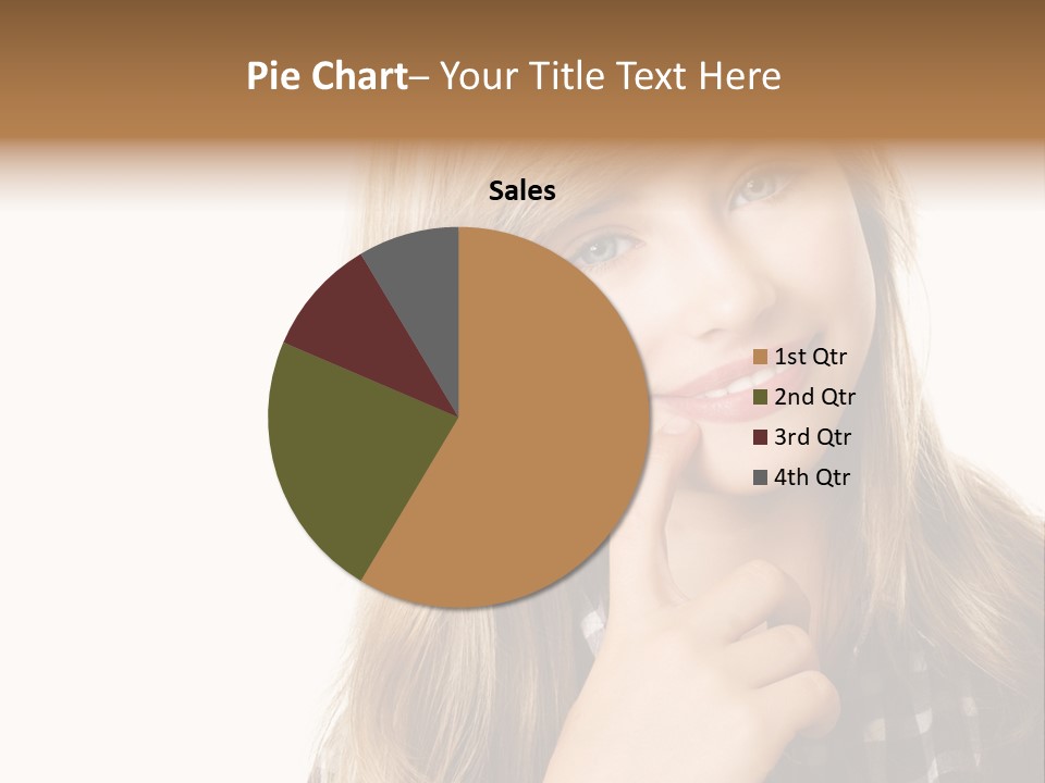 Standing Casual Positive PowerPoint Template