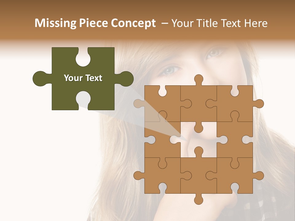 Standing Casual Positive PowerPoint Template