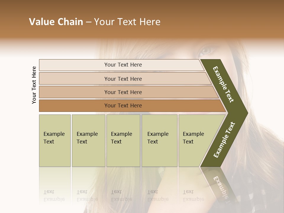 Standing Casual Positive PowerPoint Template