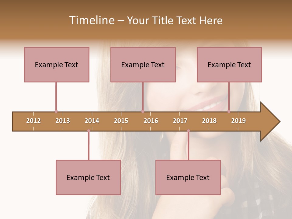 Standing Casual Positive PowerPoint Template