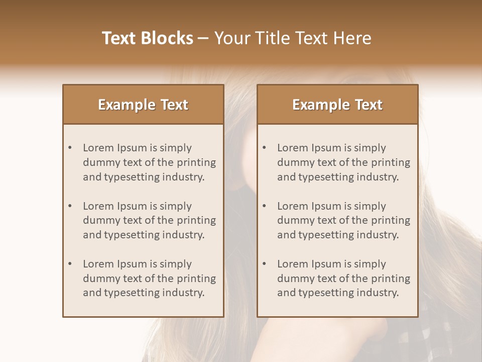Standing Casual Positive PowerPoint Template