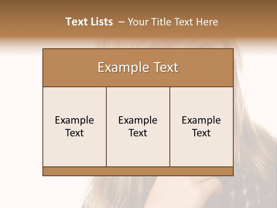Standing Casual Positive PowerPoint Template