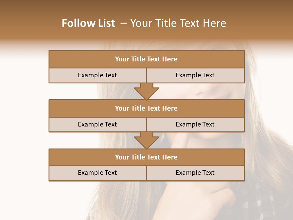 Standing Casual Positive PowerPoint Template