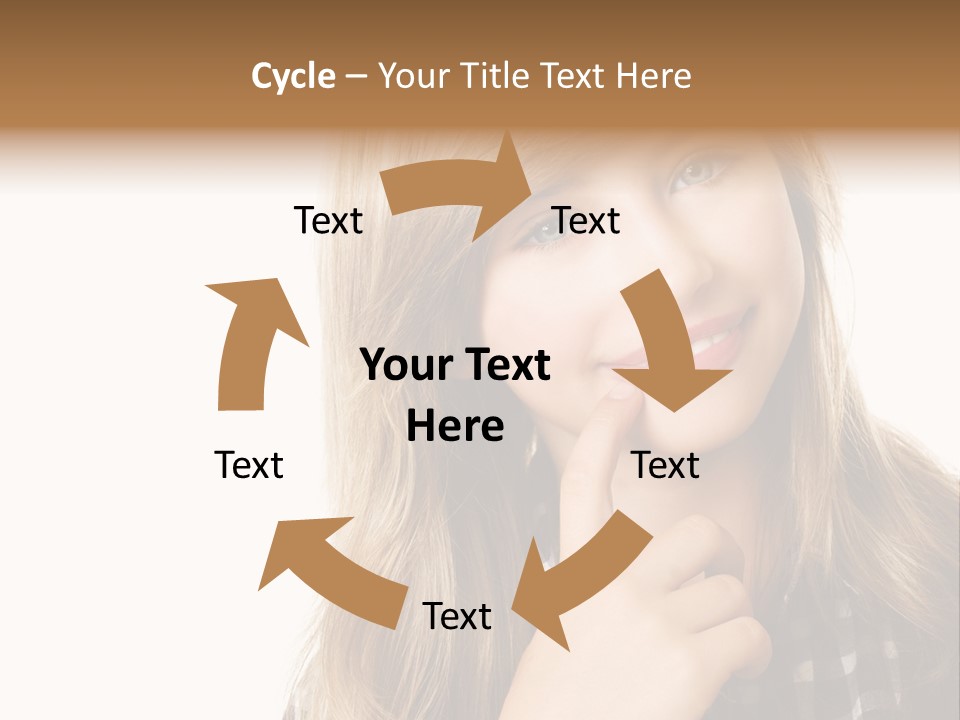 Standing Casual Positive PowerPoint Template