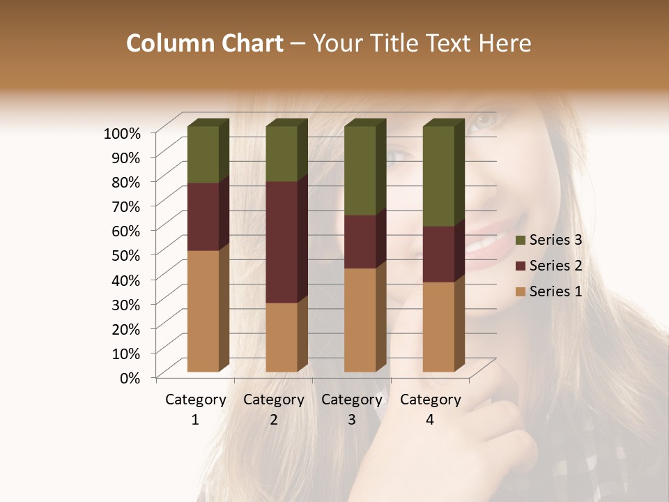 Standing Casual Positive PowerPoint Template