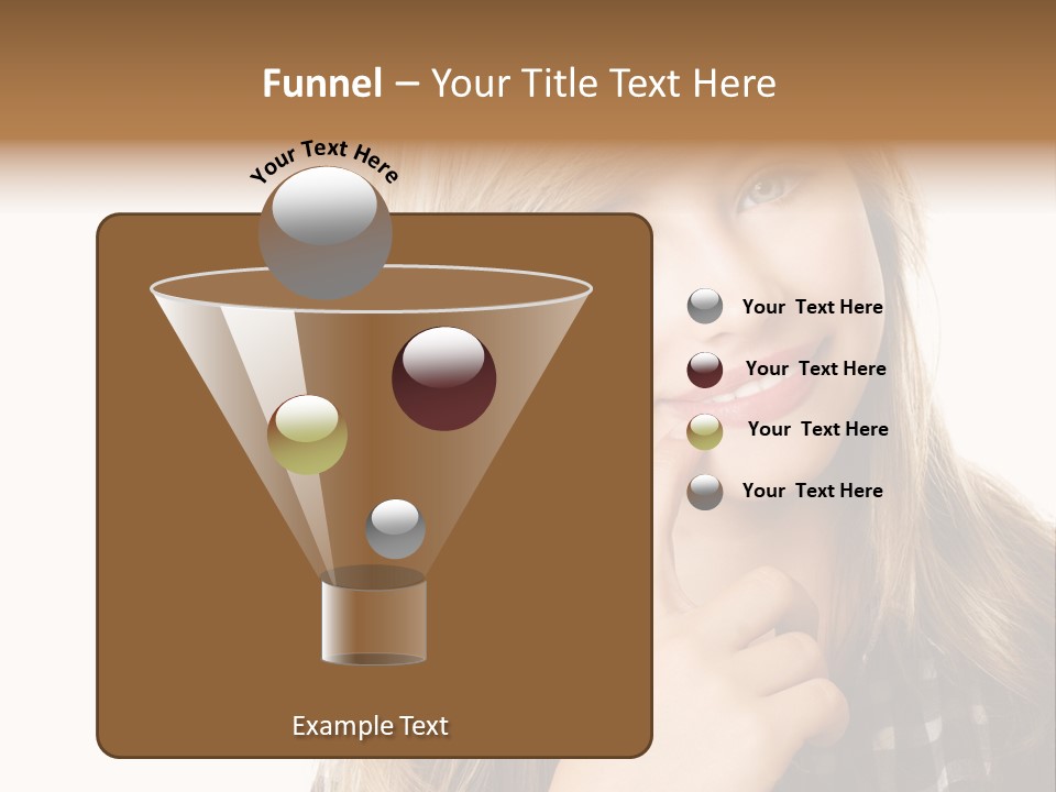 Standing Casual Positive PowerPoint Template