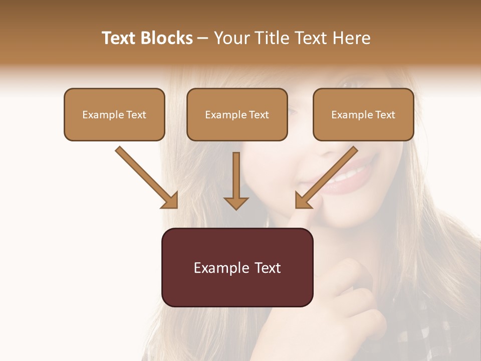 Standing Casual Positive PowerPoint Template