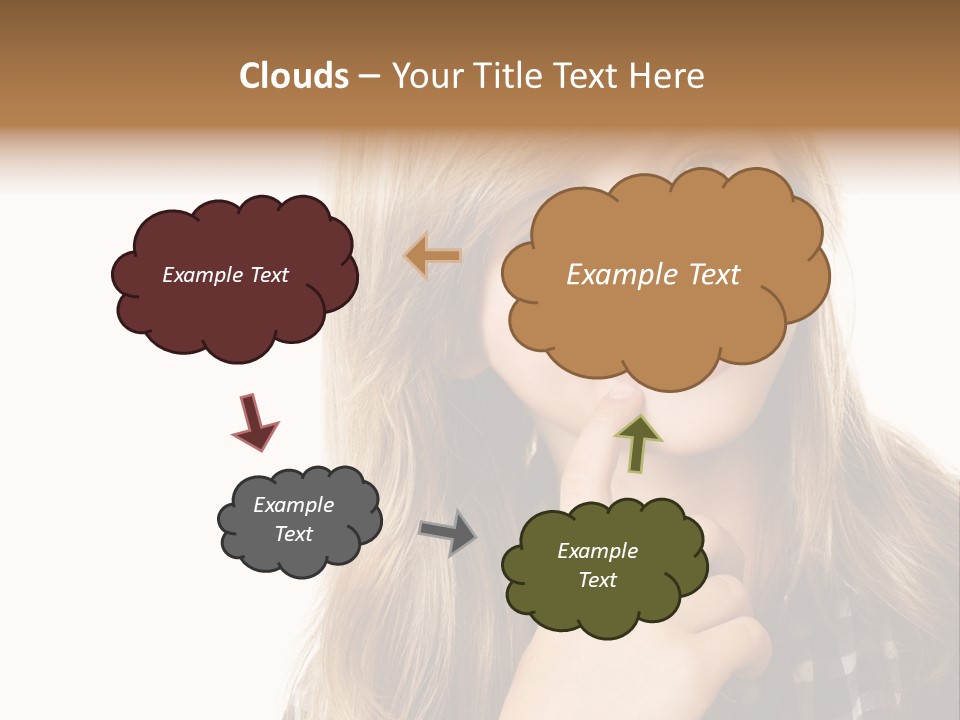 Standing Casual Positive PowerPoint Template