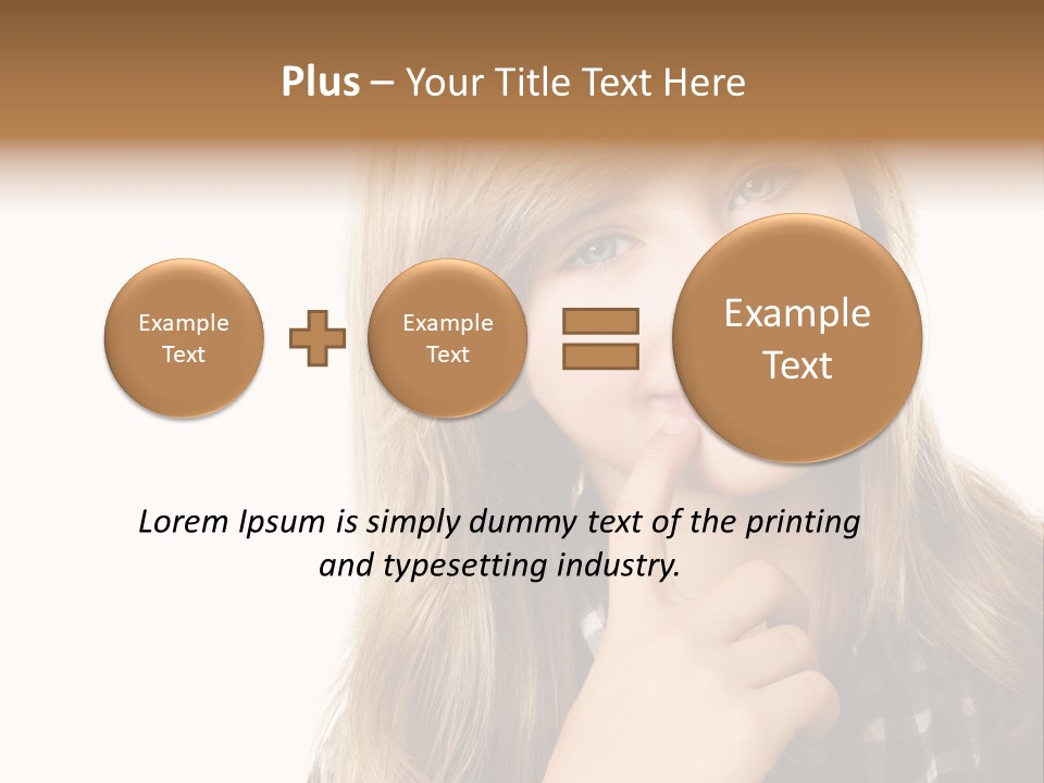 Standing Casual Positive PowerPoint Template