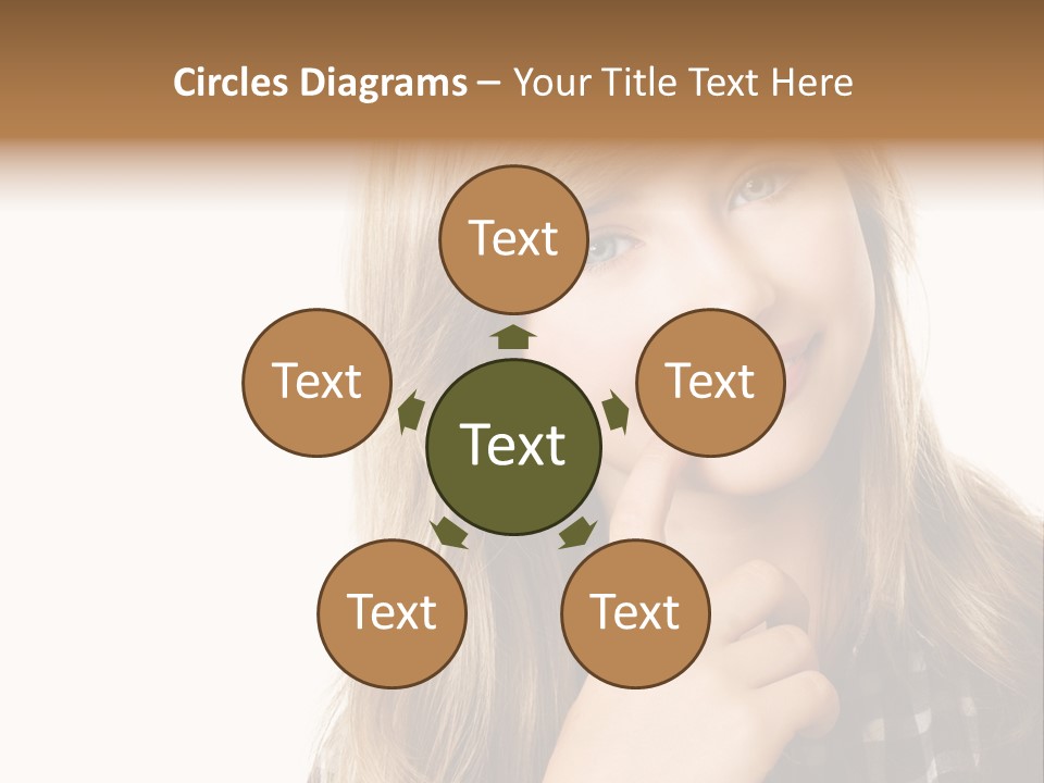 Standing Casual Positive PowerPoint Template