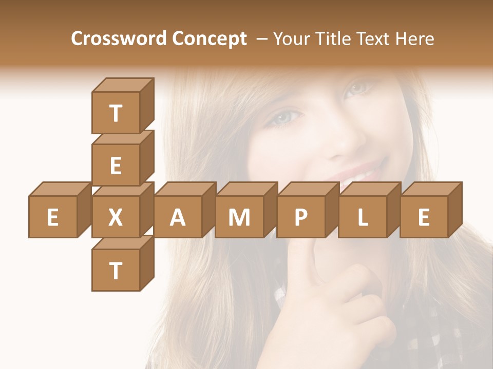 Standing Casual Positive PowerPoint Template