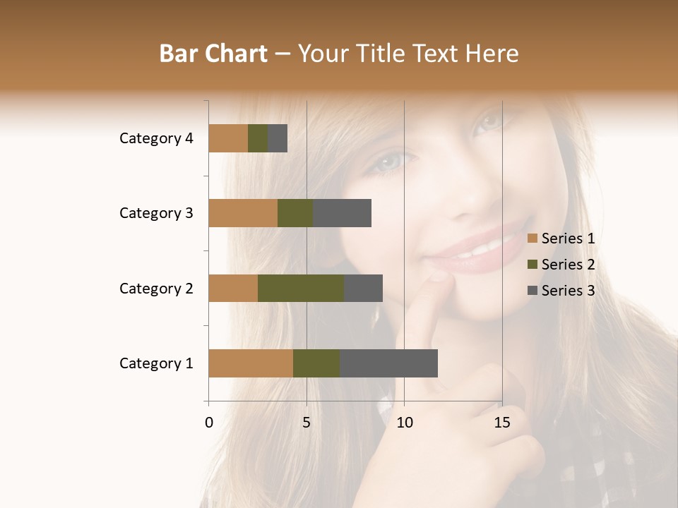 Standing Casual Positive PowerPoint Template