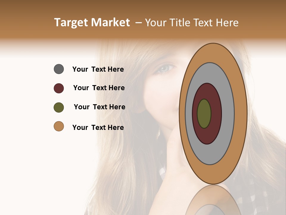 Standing Casual Positive PowerPoint Template