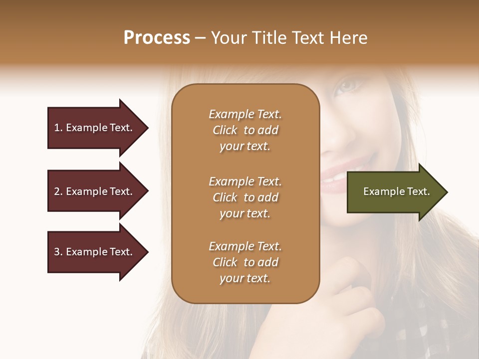 Standing Casual Positive PowerPoint Template