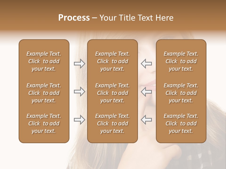 Standing Casual Positive PowerPoint Template