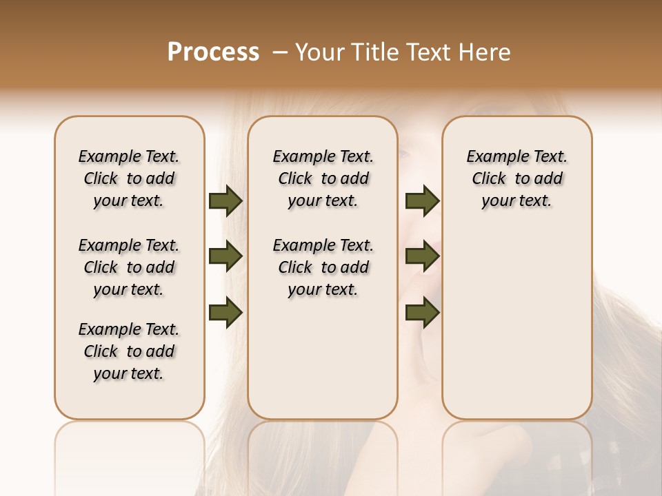Standing Casual Positive PowerPoint Template