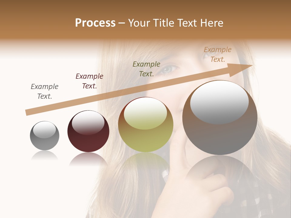 Standing Casual Positive PowerPoint Template