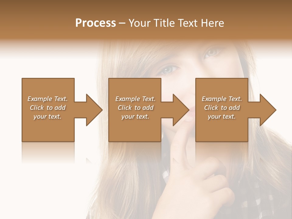 Standing Casual Positive PowerPoint Template